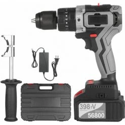 LITZEE Perceuse Moteur Industriel Sans Pinceau De Forage Au Lithium - EU Plug Avec 1 Batterie 4.0Ah Perceuse -Perceuse Soldes 2022 65815334 5