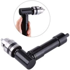 MEZHENG Rallonge En Aluminium, Tête à Angle Droit Bend Chuck, 8 Mm Hex Shank Power, Perceuse électrique à Angle Droit Conducteur 90 Degrés, Outil De Forage Autotaraudeuse Sans Fil -Perceuse Soldes 2022 65823848 2