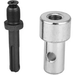 YD Adaptateur De Foret Pour Perceuse électrique à Terre Tarière Connecteur Tonnelle Tige Ronde 2 Fosse 2 Fentes -Perceuse Soldes 2022 65884251 5