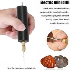 BENOBBY KIDS Mini Perceuse à Main électrique Usb Perforatrice 5v Bricolage Petit Outil De Meulage De Perles De Bijoux -Perceuse Soldes 2022 66718119 4