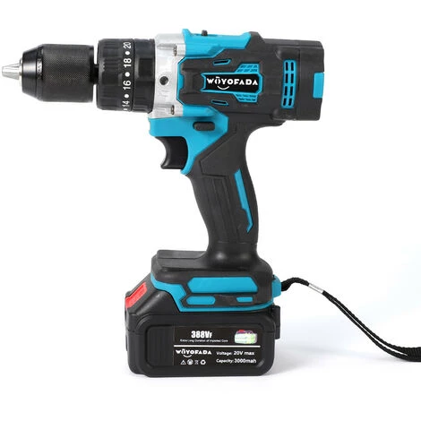 FUIENKO Makita – Tournevis électrique 13mm, Perceuse à Percussion électrique Sans Fil, Pilote D'alimentation Sans Fil Avec étui En Plastique Pour Batterie 18V,CHINA,no Battery No Plug 7 FUIENKO Makita – Tournevis électrique 13mm, Perceuse à Percussion électrique Sans Fil, Pilote D'alimentation Sans Fil Avec étui En Plastique Pour Batterie 18V,CHINA,no Battery No Plug – Image 5