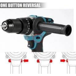 FUIENKO Makita – Tournevis électrique à Main Sans Balais, Mandrin De 2 à 13MM, Impact De Pêche Sur Glace, Perceuse Sans Fil Pour Outil à Batterie Au Lithium 18V,CHINA,One Small Battery -Perceuse Soldes 2022 66869653 5
