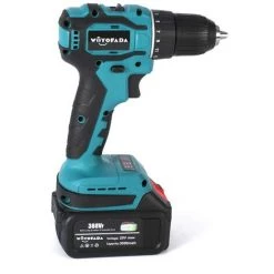 FUIENKO Makita – Perceuse électrique Sans Balais 18V, Tournevis Sans Fil 40nm, 21 + 2 Réglages De Couple, Mini Tournevis électrique, Perceuse Pour Batterie 18V,Israël,two Small Battery -Perceuse Soldes 2022 66873298 5