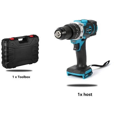 FUIENKO Makita – Tournevis électrique 13mm, Perceuse à Percussion électrique Sans Fil, Pilote D'alimentation Sans Fil Avec étui En Plastique Pour Batterie 18V,CHINA,no Battery No Plug 3 FUIENKO Makita – Tournevis électrique 13mm, Perceuse à Percussion électrique Sans Fil, Pilote D'alimentation Sans Fil Avec étui En Plastique Pour Batterie 18V,CHINA,no Battery No Plug