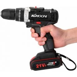 LIFCAUSAL Perceuse électrique Multifonctionnelle Domestique 21V Mini Tournevis Modes De Rotation Vitesses Couples Réglables Avec Batterie EU220V Une Charge Et Une Charge -Perceuse Soldes 2022 67222359 3