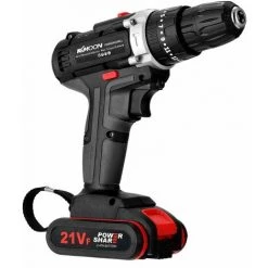 LIFCAUSAL Perceuse électrique Multifonctionnelle Domestique 21V Mini Tournevis Modes De Rotation Vitesses Couples Réglables Avec Batterie EU220V Une Charge Et Une Charge -Perceuse Soldes 2022 67222359 5