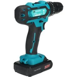 Fantablau VIOLEWORKS 3in1 Perceuse Rechargeable Sans Fil 2 Batteries 2 Vitesses 32V 6000mah Tournevis électrique Ensemble 28 Pièces -Perceuse Soldes 2022 67312672 5