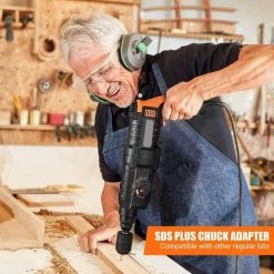GGNRALNY Perforateur, Marteau Perforateur 800W, 2.8J, 6000BPM, 3200RPM, Mandrin SDS Plus 5 Modes, Embrayage De Sécurité, Utilisé Pour Le Béton, Le Métal Et La Pierre -Perceuse Soldes 2022 67354477 4
