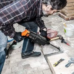 GGNRALNY Perforateur, Marteau Perforateur 800W, 2.8J, 6000BPM, 3200RPM, Mandrin SDS Plus 5 Modes, Embrayage De Sécurité, Utilisé Pour Le Béton, Le Métal Et La Pierre -Perceuse Soldes 2022 67354477 5