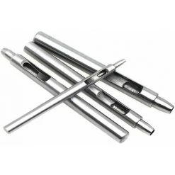 GRID COOL Perforateur Cuir 10 Pièces Emporte Pièce à Frapper Pointeau A Frapper Emporte Piece Cuir Papier Joint Moteur Creux Trou Poinçon Creux En Acier Rond Set Poinçon Creux En Cuir，argent，Fonepro -Perceuse Soldes 2022 67575193 5