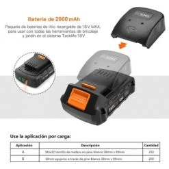 PEDY Perceuse-visseuse Sans Fil, 18V Max 2 Vitesses Variables, Mandrin Métal 1/2", Perceuse à Percussion Avec LED -Perceuse Soldes 2022 67634299 3