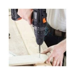 PEDY Perceuse-visseuse Sans Fil, 18V Max 2 Vitesses Variables, Mandrin Métal 1/2", Perceuse à Percussion Avec LED -Perceuse Soldes 2022 67634299 5