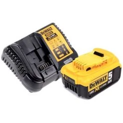 DeWalt DCH 172 P1 Perforateur Burineur Sans Fil 16 Mm 1,4 J SDS-Plus Sans Balai, 18V + 1x Batterie 5,0 Ah + Chargeur + Coffret TSTAK -Perceuse Soldes 2022 67638895 5