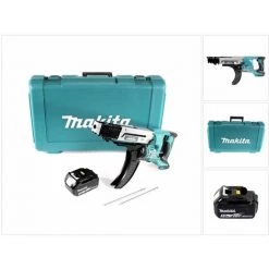 Makita DFR 750 T1E Visseuse Automatique Sans Fil 18V - 45-75 Mm + 1x Batterie 5,0Ah + Coffret - Sans Chargeur -Perceuse Soldes 2022 67638918 5