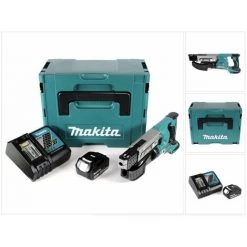 Makita DFR 550 RT1J Visseuse Automatique Sans Fil 18 V - 25 - 55mm + 1x Batterie 5,0 Ah + Chargeur + Makpac