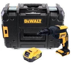 DeWalt DCF 622 Visseuse Universelle Sans Fil, Sans Balai, 18 V 34 Nm + 1x Batterie 5 Ah + Coffret TSTAK - Sans Chargeur -Perceuse Soldes 2022 67638975 3