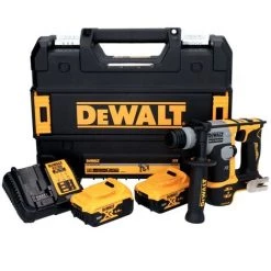 DeWalt DCH 172 P2 Perforateur Burineur Sans Fil 16 Mm 1,4 J SDS-Plus, Sans Balai 18V + 2x Batteries 5,0 Ah + Chargeur + Coffret TSTAK -Perceuse Soldes 2022 67638993 2