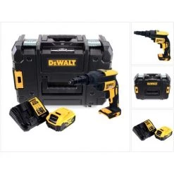 DeWalt DCF 622 P1 Visseuse Universelle Sans Fil, Sans Balai, 18 V 34 Nm + 1x Batterie 5 Ah + Chargeur + Coffret TSTAK -Perceuse Soldes 2022 67639017 2