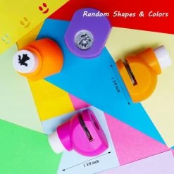 BDD 10 Pièces Mini Papier Perforateur Forme Poinçon 3/8" Poinçon Artisanal Pour Fournitures De Scrapbooking -Perceuse Soldes 2022 67689683 4