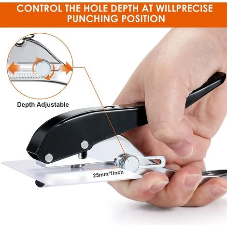 BDD Perforatrice Monotrou De 8 Mm, Perforatrice Portable à Long Trou Pour Papier Carton, 1 Pièce 5 BDD Perforatrice Monotrou De 8 Mm, Perforatrice Portable à Long Trou Pour Papier Carton, 1 Pièce – Image 3