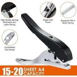 BDD Perforatrice Monotrou De 8 Mm, Perforatrice Portable à Long Trou Pour Papier Carton, 1 Pièce 11 BDD Perforatrice Monotrou De 8 Mm, Perforatrice Portable à Long Trou Pour Papier Carton, 1 Pièce -Perceuse Soldes 2022 67689884 5