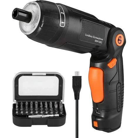 GIZCAM Perceuse-visseuse Sans Fil. 2000mAh 3.6V Avec 31accessoires 4 GIZCAM Perceuse-visseuse Sans Fil. 2000mAh 3.6V Avec 31accessoires – Image 2