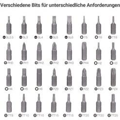 GIZCAM Visseuse Sans Fil, Tournevis Electrique Pratique, 32 Embouts De Vissage, Batterie Lithium Rechargeable 3.6V, 2000 MAh Avec LED Intégré, SDP70DC -Perceuse Soldes 2022 67697328 3