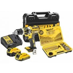 DeWALT Perceuse à Percussion Sans Fil DEWALT, 18 V 4 Ah, 2 Batteries 2 Et 4 Ah