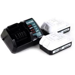 Makita HP 457 DWE 10 Perceuse-visseuse Sans Fil 18 V 42 Nm Série G + 2x Batteries 1,5 Ah + Chargeur + Set De 74 Pièces + Mètre Pliant TOOLBROTHERS -Perceuse Soldes 2022 67720697 5