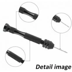 ENLENK 21 Pièces Ensemble De Pin Vise Comprend Perceuse à Main Pin Vise Et 20 Pièces Mini Forets Hélicoïdaux (0,3 à 1,6 Mm) Pour Diy Bois Argile Résine Moulage Fabrication De Pendentif Bijoux -Perceuse Soldes 2022 67908060 2