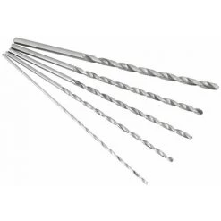 OYLDA Outil De Forage Hélicoïdal Extra Long En Acier à Haute Vitesse Avec Tige Droite, 2-5 Mm