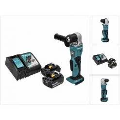 Makita DDA 351 RG Perceuse D'angle Sans Fil 18 V 13,5 Nm + 2x Batteries 6,0 Ah + Chargeur
