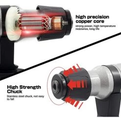 NINGX 2200W Marteau Perforateur électrique, SDS-Plus Marteau De Démolition à L'usage Intensif Pour Le Béton Et Le Métal, Comprend 4 Mèches, Un Ciseau Plat, Un Ciseau à Pointe -Perceuse Soldes 2022 68316770 3
