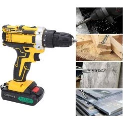 NINGX Ensemble De Perceuse électrique Sans Fil - 2000 Tr/min Perceuse électrique Perceuse à Main Visseuse électrique Ensemble De Perceuse électrique Pour Le Perçage Du Bois Métal Plastique Mur(#2) -Perceuse Soldes 2022 68318056 4