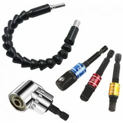 GRID COOL Electrique Perceuse Sans Fil Embout Visseuse 105 Degrés Fort Magnétique Perceuse Mandrin Hexagone Rod Extension 5 Pièces -Perceuse Soldes 2022 68491471 4