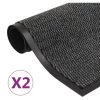 NOVA Ensemble De Tapis De Poache 2 PC Couleur : Anthracite -Perceuse Soldes 2022 68563587 1