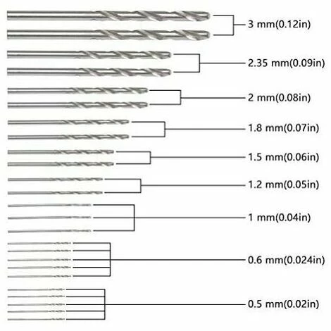 Cisea MIni Perceuse à Main Twist Drill Bits +25 Micro Forets Hélicoïdaux Sans Fil En Aluminium Pin Vise Outils Rotatifs Forets Hélicoïdaux Adjustable Pyrogravure Maison Plastique Trou Cuivre 4 Cisea MIni Perceuse à Main Twist Drill Bits +25 Micro Forets Hélicoïdaux Sans Fil En Aluminium Pin Vise Outils Rotatifs Forets Hélicoïdaux Adjustable Pyrogravure Maison Plastique Trou Cuivre – Image 2