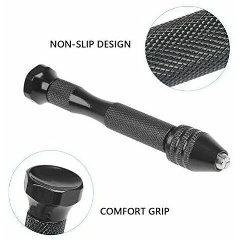Cisea MIni Perceuse à Main Twist Drill Bits +25 Micro Forets Hélicoïdaux Sans Fil En Aluminium Pin Vise Outils Rotatifs Forets Hélicoïdaux Adjustable Pyrogravure Maison Plastique Trou Cuivre 5 Cisea MIni Perceuse à Main Twist Drill Bits +25 Micro Forets Hélicoïdaux Sans Fil En Aluminium Pin Vise Outils Rotatifs Forets Hélicoïdaux Adjustable Pyrogravure Maison Plastique Trou Cuivre – Image 3