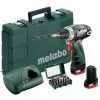 METABOWERKE GMBH Metabo Perceuse Visseuse Sans Fil PowerMaxx BS Basic Set 2x Batterie 10,8 V 2 Ah + Coffret D Embouts SP (15 Pcs) 600080920 -Perceuse Soldes 2022 7543662 1