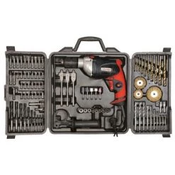 RIBIMEX Coffret Perceuse à Percussion 810W Avec 92 Accessoires -Perceuse Soldes 2022 7865189 3