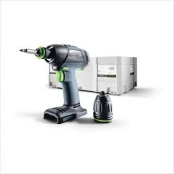 Festool T 18+3 Li-Basic Perceuse-visseuse Sans Fil + Coffret De Transport Systainer - Sans Batterie Ni Chargeur ( 574763 ) -Perceuse Soldes 2022 8280151 2