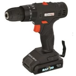 RIBIMEX Perceuse/visseuse/percu ''R-BAT20'' 2 Batteries Li-ion 20V, 2Ah+chargeur+acc+malette