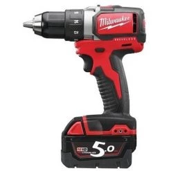 Perceuse Visseuse MILWAUKEE M18 BLDD-502C - 2 Batteries 5.0Ah, Chargeur, Coffret - 4933448458