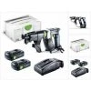 Festool DWC 18-4500 LI Compact Duradrive Visseuse Sans Fil Pour Plaquiste Avec Boîtier Systainer + Chargeur De Vis + 2x Batteries BP 18 Li 3,1Ah + Chargeur Rapide TCL 6 Li-Ion ( 574913 ) -Perceuse Soldes 2022 9480781 1