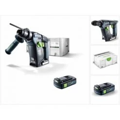 Festool BHC 18 Li Basic Perforateur Sans Fil Avec Boîtier Systainer + 1x Batterie BP 18 Li 3,1Ah - Sans Chargeur