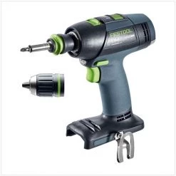 Festool T 18+3 Li Compact Perceuse-visseuse Sans Fil Avec Boîtier Systainer + 2x Batteries BP 18 Li 3,1 Ah + 1x Chargeur Rapide TCL 6 ( 574908 ) -Perceuse Soldes 2022 9480792 4