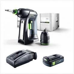 Festool C 18 Li-Basic Perceuse-visseuse Sans Fil Avec Boîtier Systainer + 1x Batterie BP 18 Li 3,1 C + Charger Rapide TCL 6 -Perceuse Soldes 2022 9480793 4