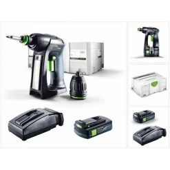 Festool C 18 Li-Basic Perceuse-visseuse Sans Fil Avec Boîtier Systainer + 1x Batterie BP 18 Li 3,1 C + Charger Rapide TCL 6 -Perceuse Soldes 2022 9480793 5