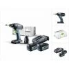 Festool T 18+3 Li Plus Perceuse Visseuse Sans Fil Avec Boîtier Systainer Inclus 2x BPC 5,2 Ah Batterie + TCL 3 Chargeur ( 564567 ) -Perceuse Soldes 2022 9480818 1