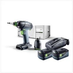 Festool T 18+3 Li Plus Perceuse Visseuse Sans Fil Avec Boîtier Systainer Inclus 2x BPC 5,2 Ah Batterie + TCL 3 Chargeur ( 564567 ) -Perceuse Soldes 2022 9480818 2